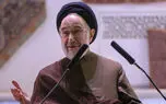 تصاویر؛ سید محمد خاتمی با پای شکسته و عصا
